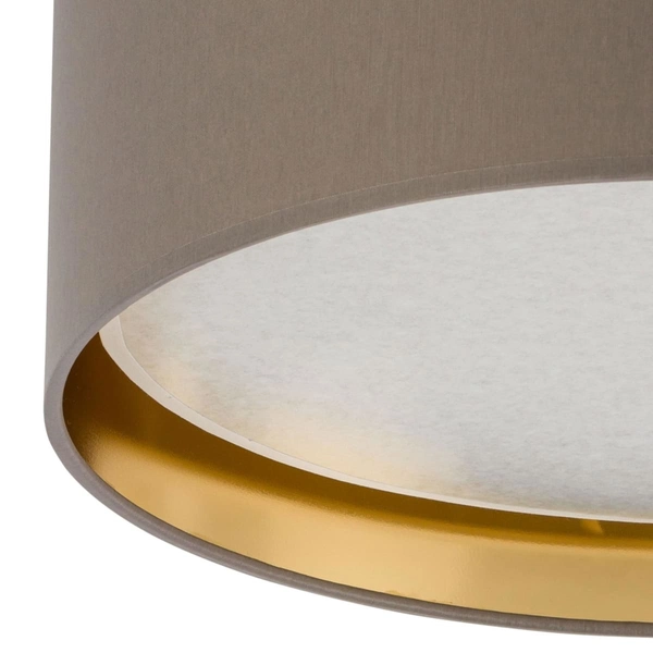 Lampa sufitowa okrągła glamour Bilbao 4404 TK Lighting beżowa złota