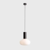 Kulista lampa wisząca do jadalni Flo Mokka M 7000G28_M brązowa