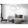 Lampa wisząca ring Circulo MSE010100373 Moosee LED 43W 3000K czarna