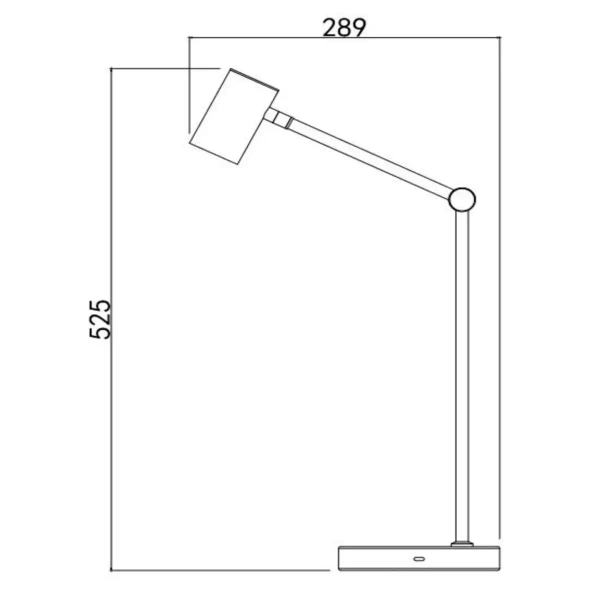 Biurkowa lampka TIPIK 36622/03/31 Lucide LED 3W 2700K regulacja biała