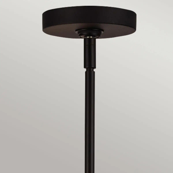 Wielopunktowa lampa wisząca Sylvia ALM-SYLVIA4-BK-CL szklany czarny