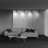 Lampa szynowa Focus TR011-1-GU10-B 1-fazowa regulowana czarna