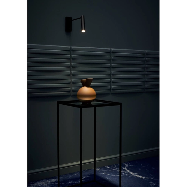 Ledowa lampa ścienna Roll 50928102 Kaspa 4,2W 3000K regulowana czarna