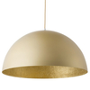 Metalowa kopuła wisząca SFERA złota lampa do salonu nad stół