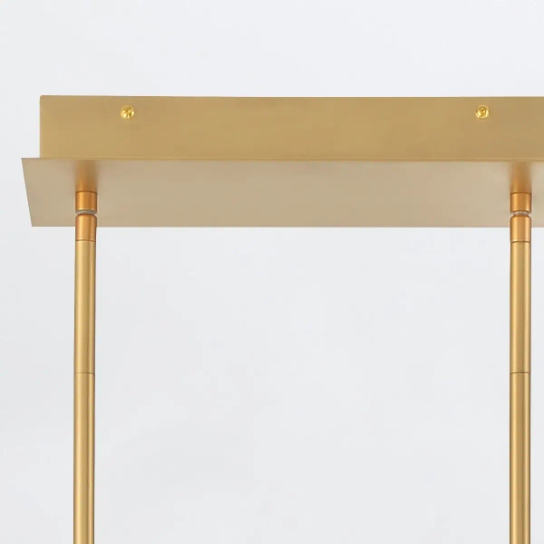Lampa wisząca prostokątna Inizio QN-INIZIO-LP-S-BG LED 46W 3000K złoty