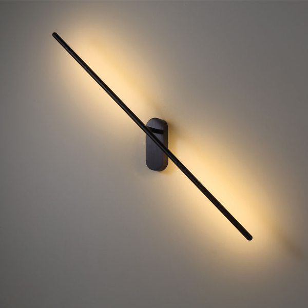 Minimalistyczny kinkiet Line 6243A1103 Elkim LED 10W 3000K czarny