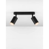 Podwójna regulowana lampa sufitowa ZENFARO LE45677 czarna