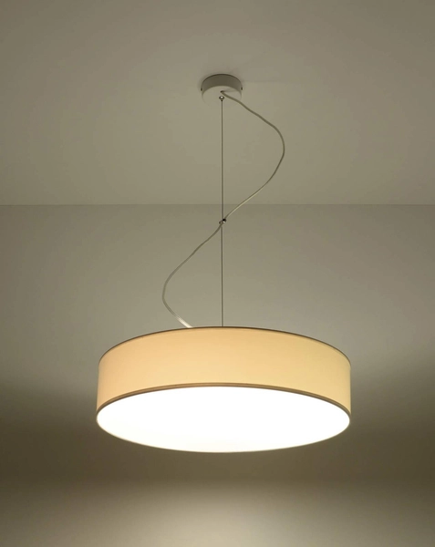 Wisząca okrągła lampa ARENA 45 SL.0120 Sollux zwis LED E27 biały