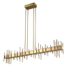 Lampa wisząca geometryczna ARCHITETTO ST-DL8524 złota metalowa LED 30W 3000K do salonu