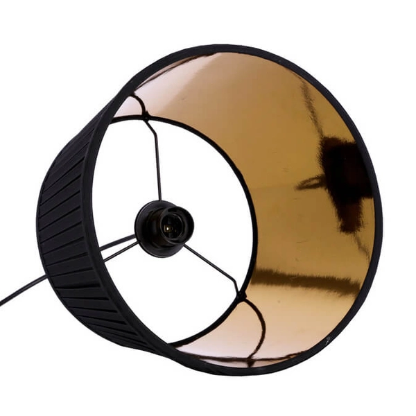 2-punktowa lampa wisząca Gillo abażurowa nad łóżko czarna