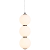 Lampa wisząca PERLA ST-CP231222-3L black LED 12W 3000K kulista czarna biała