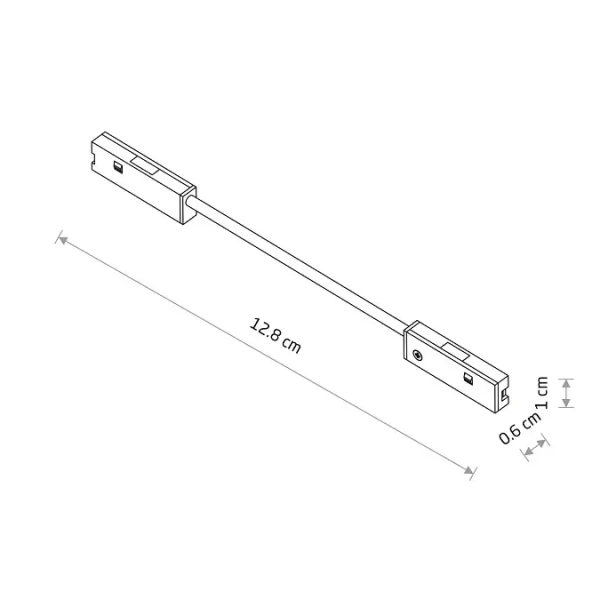 Uniwersalny moduł do szyn 1-obwodowych 11735 czarny