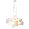 Lampa wisząca Fame DI-PD-130-BC white Step geometryczna biała