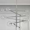 Wisząca lampa salonowa sticks Sola ST-5020-12 Step szklane kule chrom