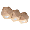 Drewniana lampa sufitowa SL.1010 geometryczna do salonu