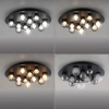 Sufitowa lampa na pilot PURE LINES czarna 6588-15 11xLED 3W 2200-5000K zmienna barwa