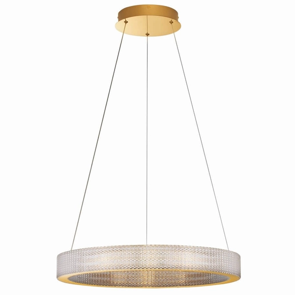 Lampa wisząca nad stół ring YOTAU LE44729 LED 70W 3000K złota