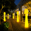 Stojąca lampa tarasowa Gardena ES-DC005 LED 5W RGBW IP65 z pilotem biała