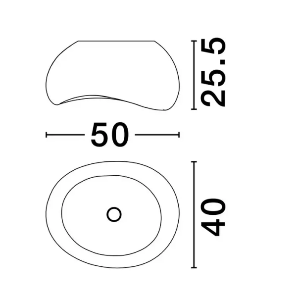 Sufitowa lampa PALINZA LE45327 do jadalni kopuła biała
