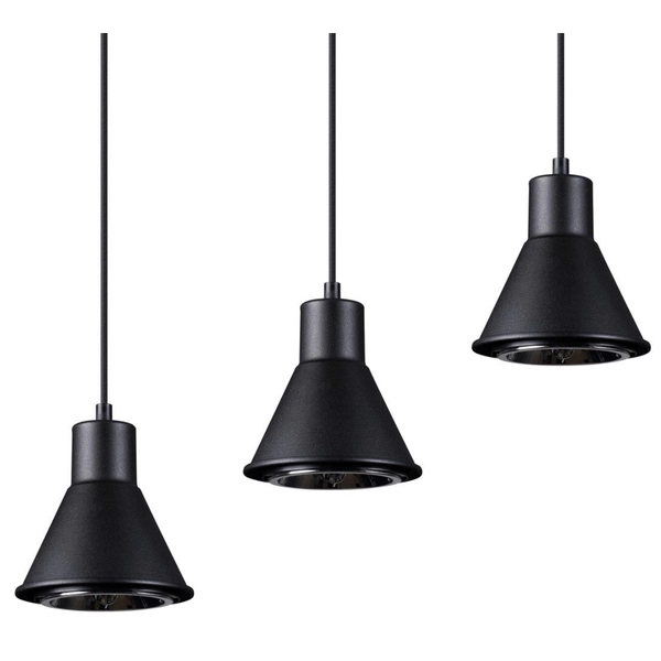 Lampa zwisowa Tazila SL.0990 Sollux industrial kuchenna czarna