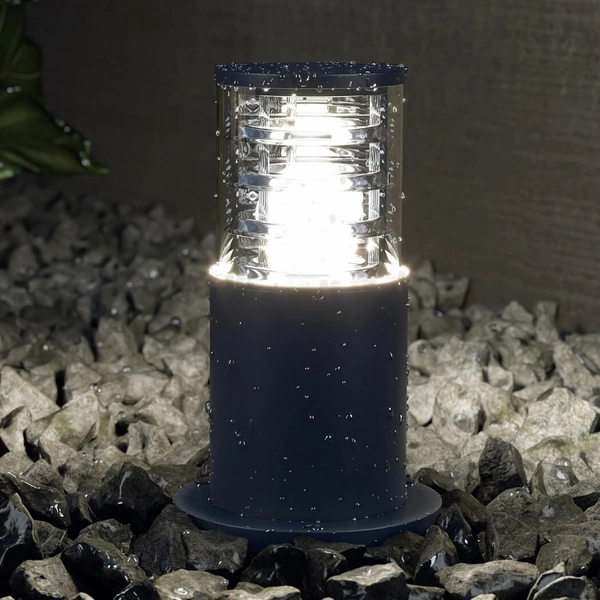 Lampka stojąca do ogrodu Bronx O576FL-01B1 cokołowa czarna