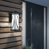 Zewnętrzna lampa nowoczesna QN-ASHBERN-M szklana czarna