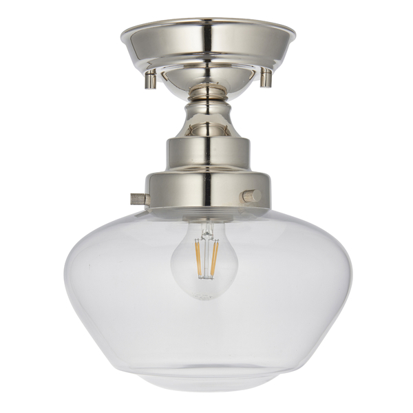 Sufitowa lampa vintage L&-196170 Light& do przedpokoju nikiel
