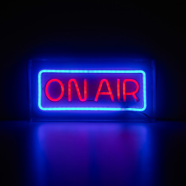 Neonowa lampka LED na stół Neon FM-WN46 Zumaline on air czerwona biała