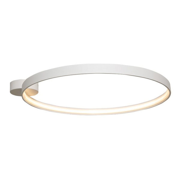 Biały plafon minimalistyczny Carlo LA0769 LED 30W 3000K okrągły do holu