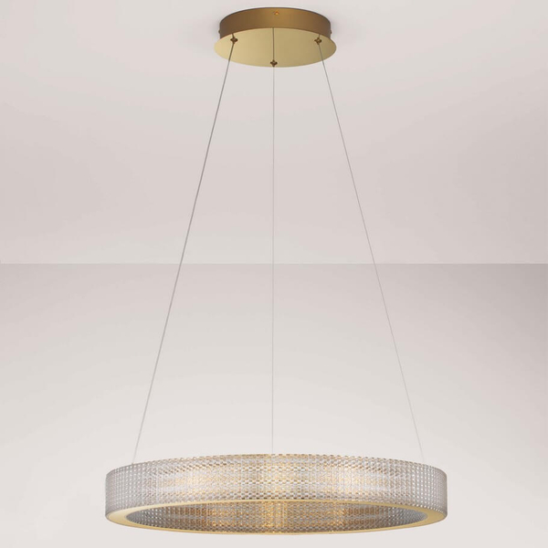Lampa wisząca nad stół ring YOTAU LE44729 LED 70W 3000K złota