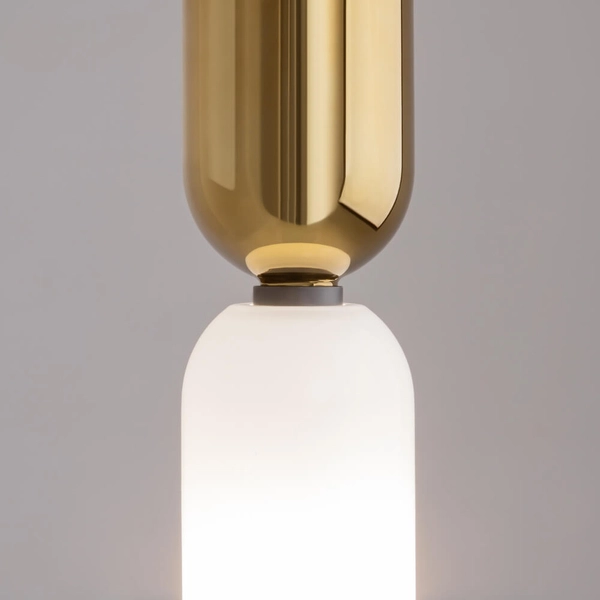 Lampa wisząca Memory MOD177PL-01G Maytoni do jadalni czarna biała złota