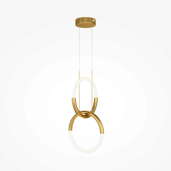 Ledowa wisząca lampa Node MOD165PL-L18G3K 18W ringi białe złote