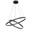 Lampa wisząca okrągła Rim MOD058PL-L74B4K LED 88W 4000K ringi czarne