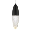 Salonowa lampa wisząca Ecrou QN-ECROU-1P-BK LED 10W 3000K szklana czarny