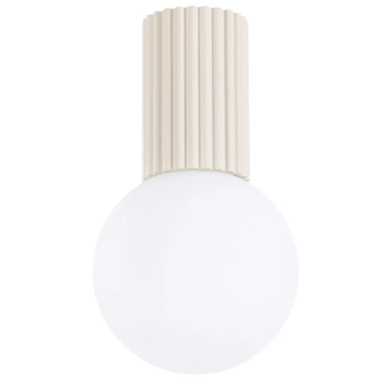 Łazienkowa lampa sufitowa HALO SL.1718 kulista IP44 biała kaszmirowa