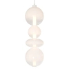 Szklana lampa wisząca DAPHNE ML0863 LED 36W 3000K biała złota