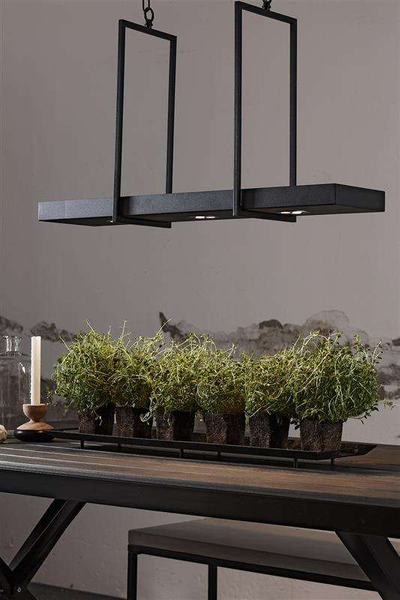 Rustykalna LAMPA belka TRAY 106124 Markslojd metalowa OPRAWA wisząca LED 9W 3000K zwis prostokątny biały