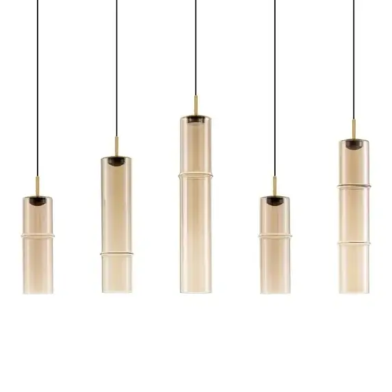 Zwisające cylindry SARTANO LE45169 LED 18W 3000K złota