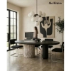 Stół jadalniany ATLANTE MM001501100400 marmur drewno mango 240x120cm