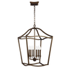 Metalowa lampa wisząca Yarmouth FE-YARMOUTH-6P retro mosiądz