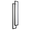 Naścienna lampa SYMMETRY ST-MD1027S LED 19W 3000K ramki do salonu czarna
