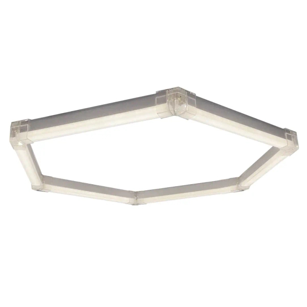 Geometryczny plafon Geometric New LP-0209/1C 4K LED 4000K IP44 biały