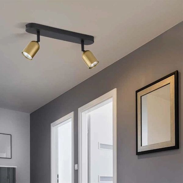 Reflektor sufitowy podwójny Top 3303 TK Lighting tuba okrągła metalowa złota