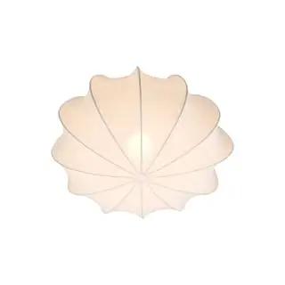Materiałowa lampa sufitowa Aeron 2412206001 do sypialni biały