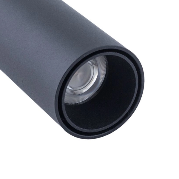 Sufitowa lampa ALIDOR LWQT-B-12-24WW-DIM LED 12W 3000K tuba czarna