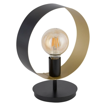 Metalowa lampka nocna HOOP 50278 Sigma stojąca okrągła biała