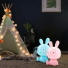 Stołowa lampka dekoracyjna KRÓLIK 327048 LED 2,5W USB dziecięca niebieska
