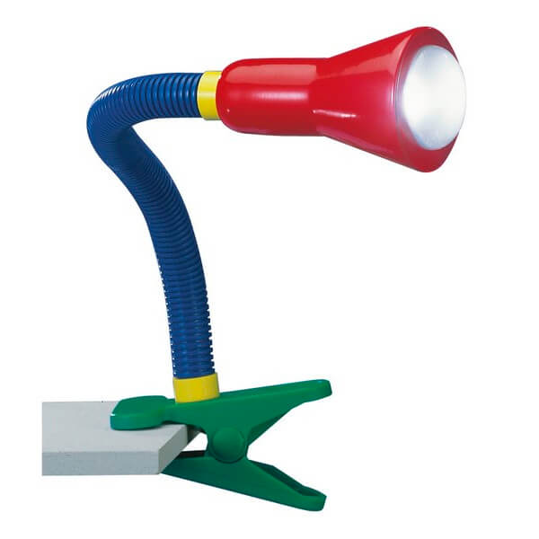Dziecięca lampa na klips FLEXO 5028010-17 regulowana kolorowy