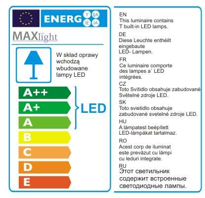 LAMPA wisząca ORGANIC P0172 Maxlight metalowa OPRAWA LED 1W 3000K zwis sopel chrom
