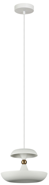 Lampa do salonu wisząca Marina PND-73221-1M-WH biała